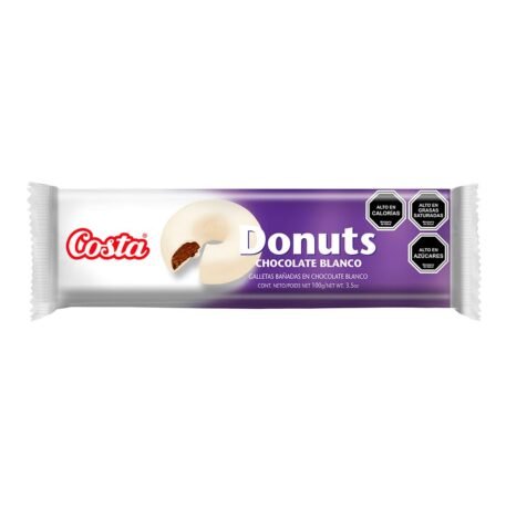 Galleta Donuts Blanca Costa 100g