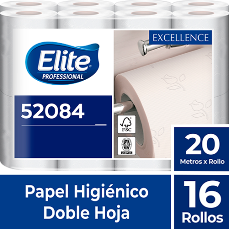Papel Higiénico Excellence Habit (Pack 16 Rollos 2H 20 Mts)