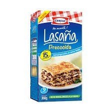 Lasaña Lista Carozzi 360g