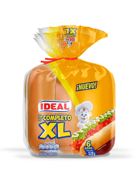 Pan De Completo XL (6 unds)