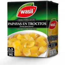 Papayas Trocitos Wasil 380grs